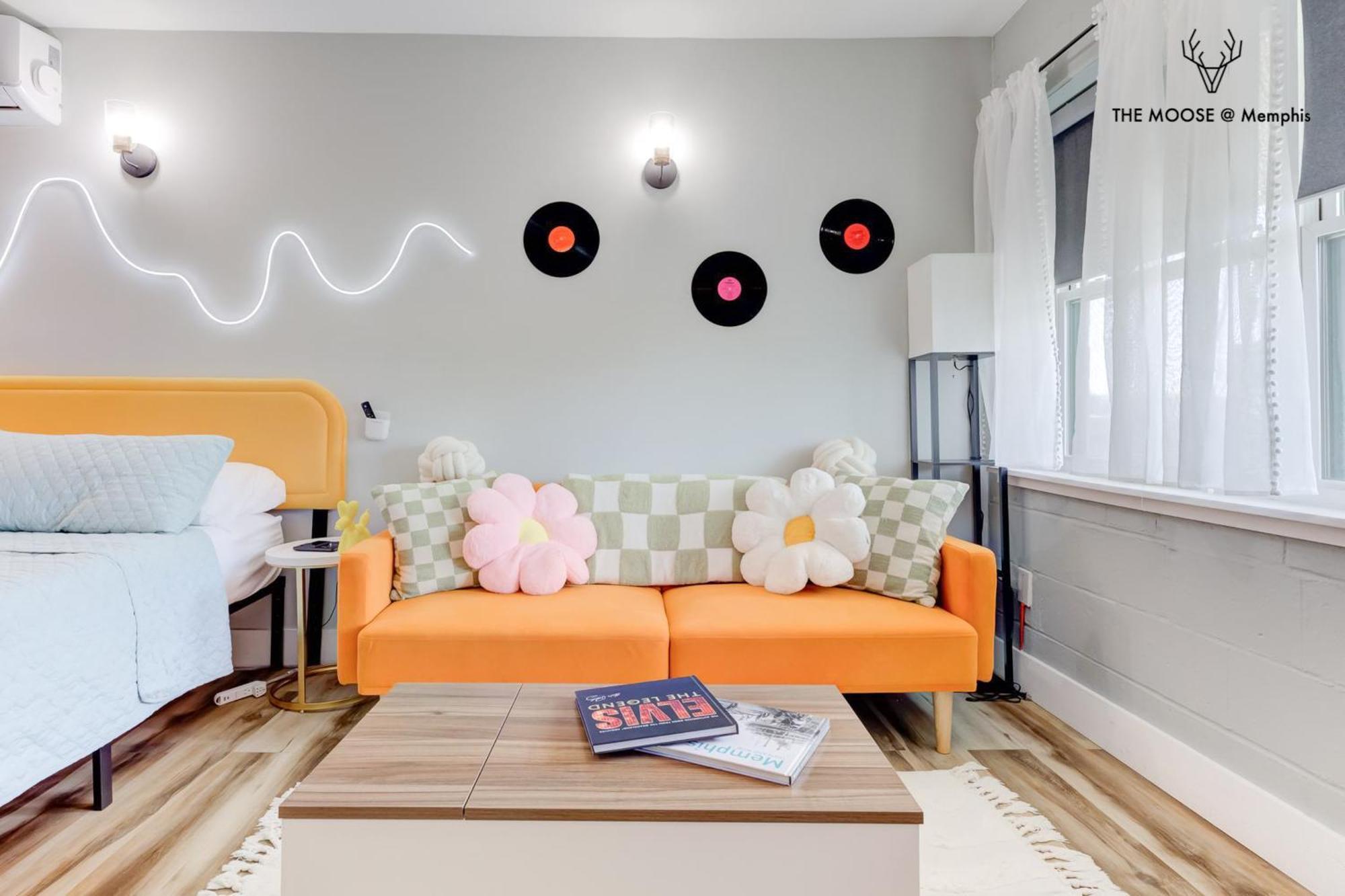 The Moose #10 - Stylish Loft With King Bed, Free Parking & Wi-Fi Apartment เมมฟิส ภายนอก รูปภาพ