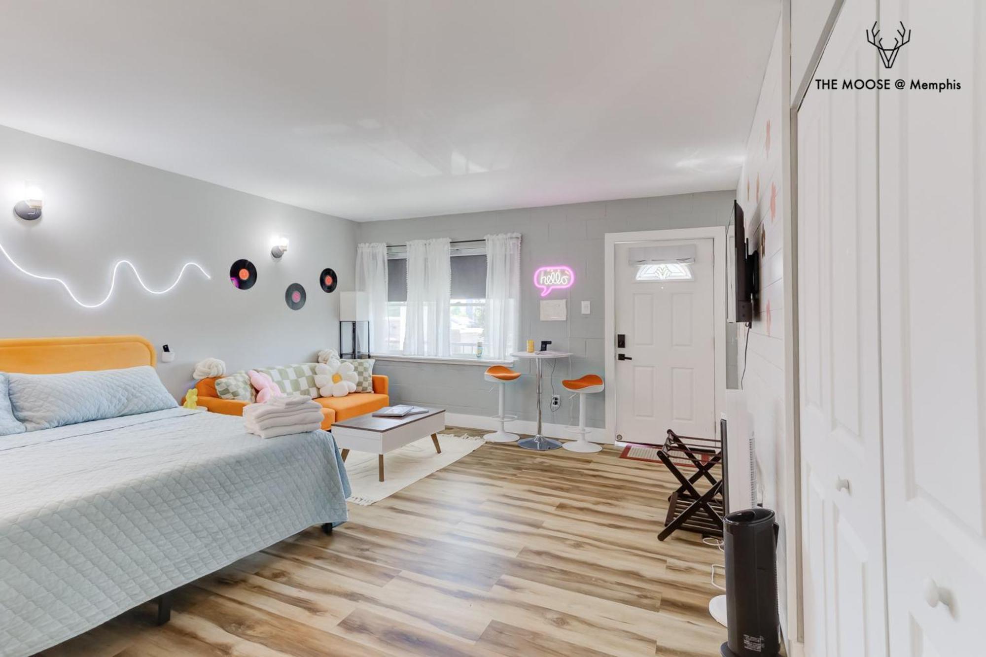 The Moose #10 - Stylish Loft With King Bed, Free Parking & Wi-Fi Apartment เมมฟิส ภายนอก รูปภาพ