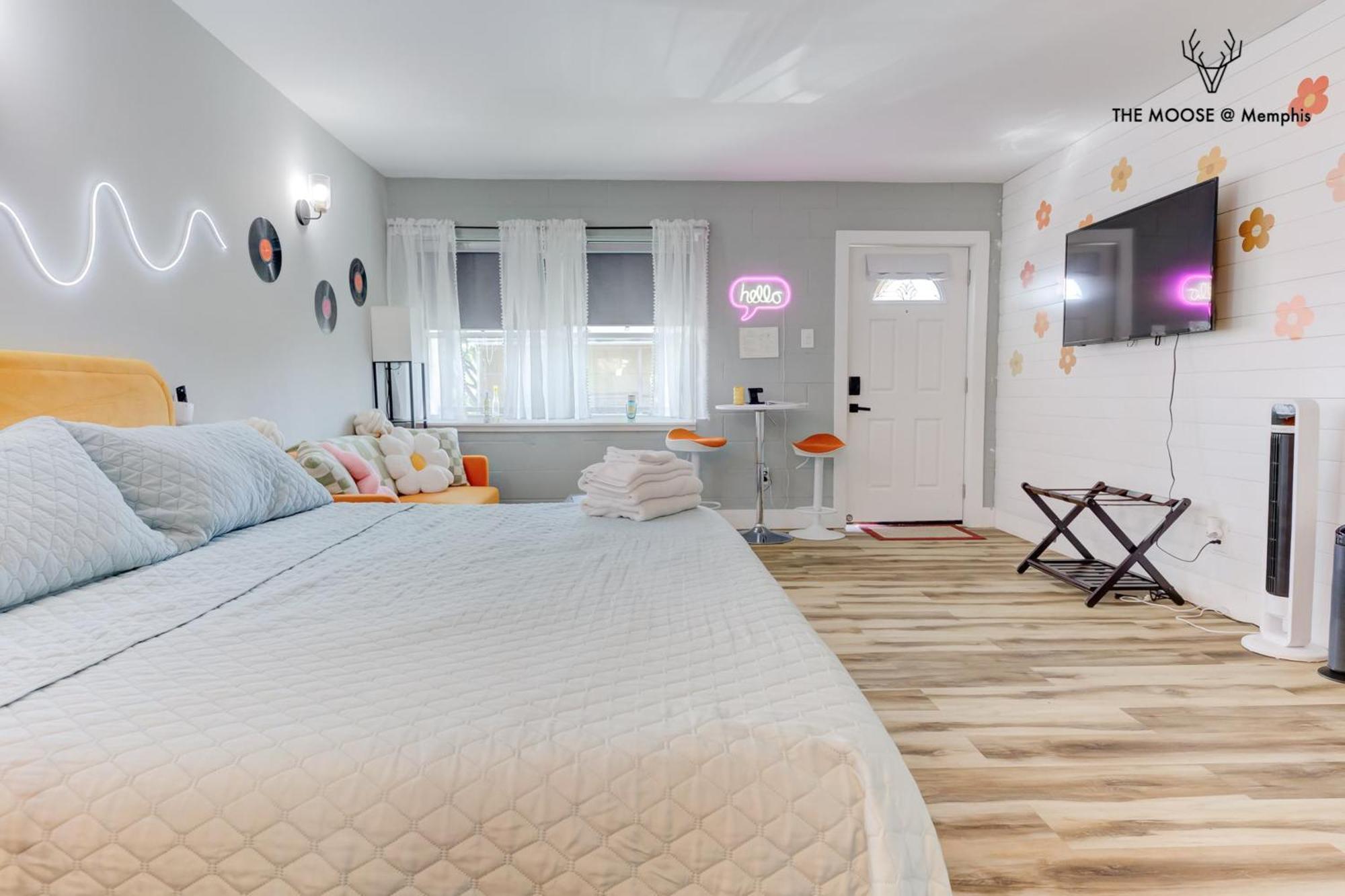 The Moose #10 - Stylish Loft With King Bed, Free Parking & Wi-Fi Apartment เมมฟิส ภายนอก รูปภาพ