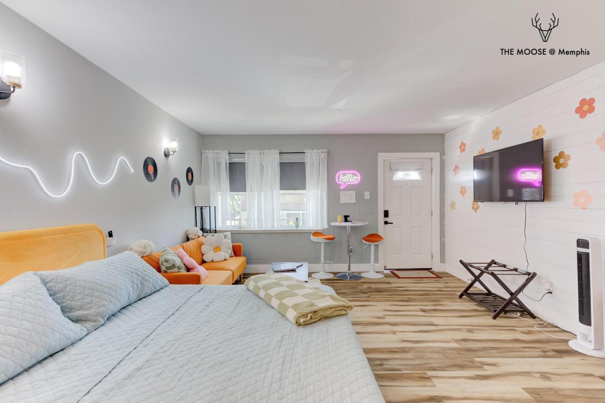 The Moose #10 - Stylish Loft With King Bed, Free Parking & Wi-Fi Apartment เมมฟิส ภายนอก รูปภาพ