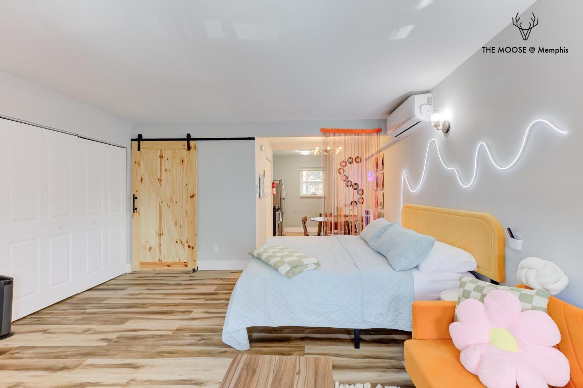 The Moose #10 - Stylish Loft With King Bed, Free Parking & Wi-Fi Apartment เมมฟิส ภายนอก รูปภาพ